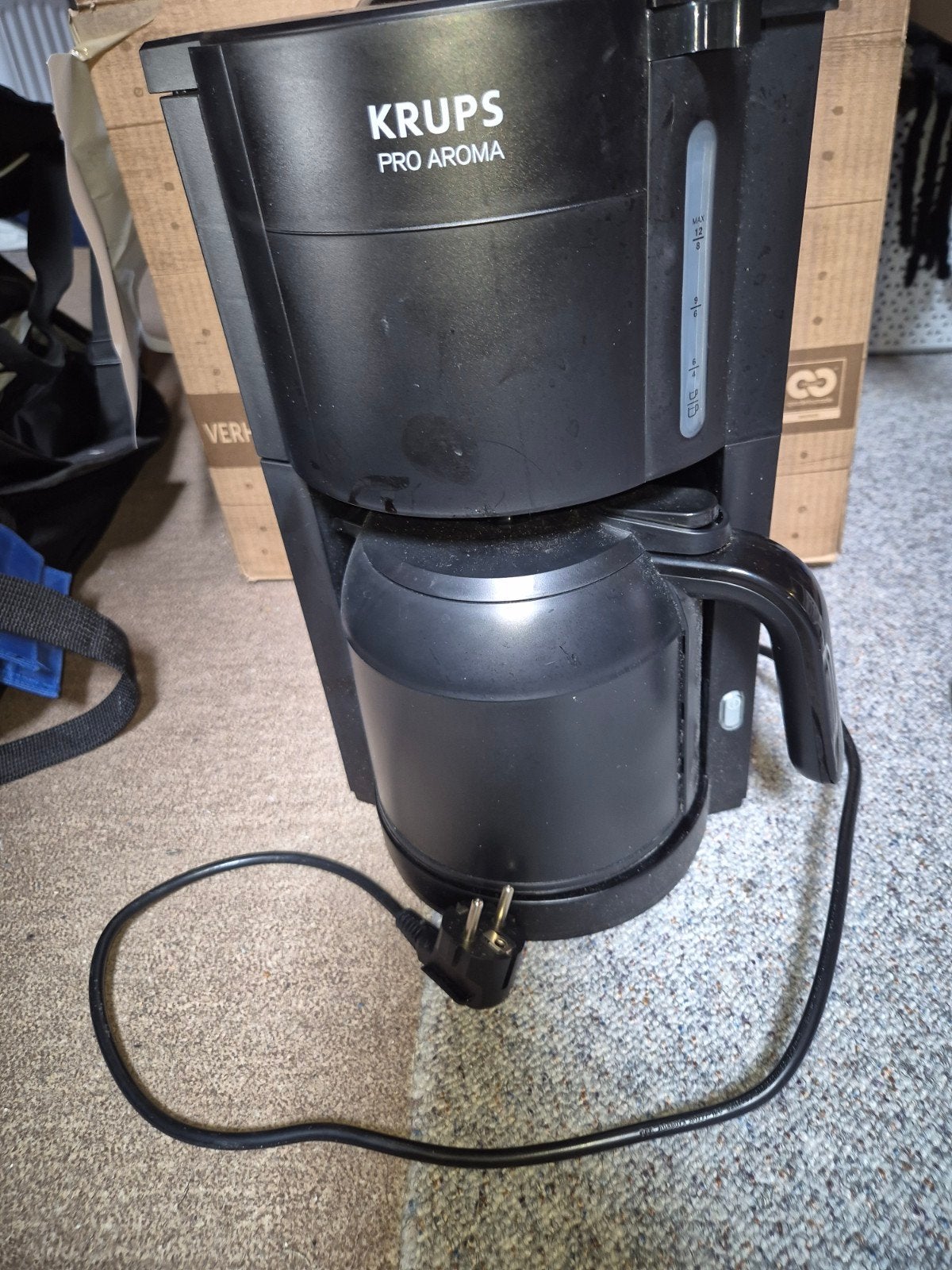 Krups Pro Aroma koffiezetapparaat - Nooit gebruikt, Ophalen, 10 kopjes of meer, Gemalen koffie, Koffiemachine