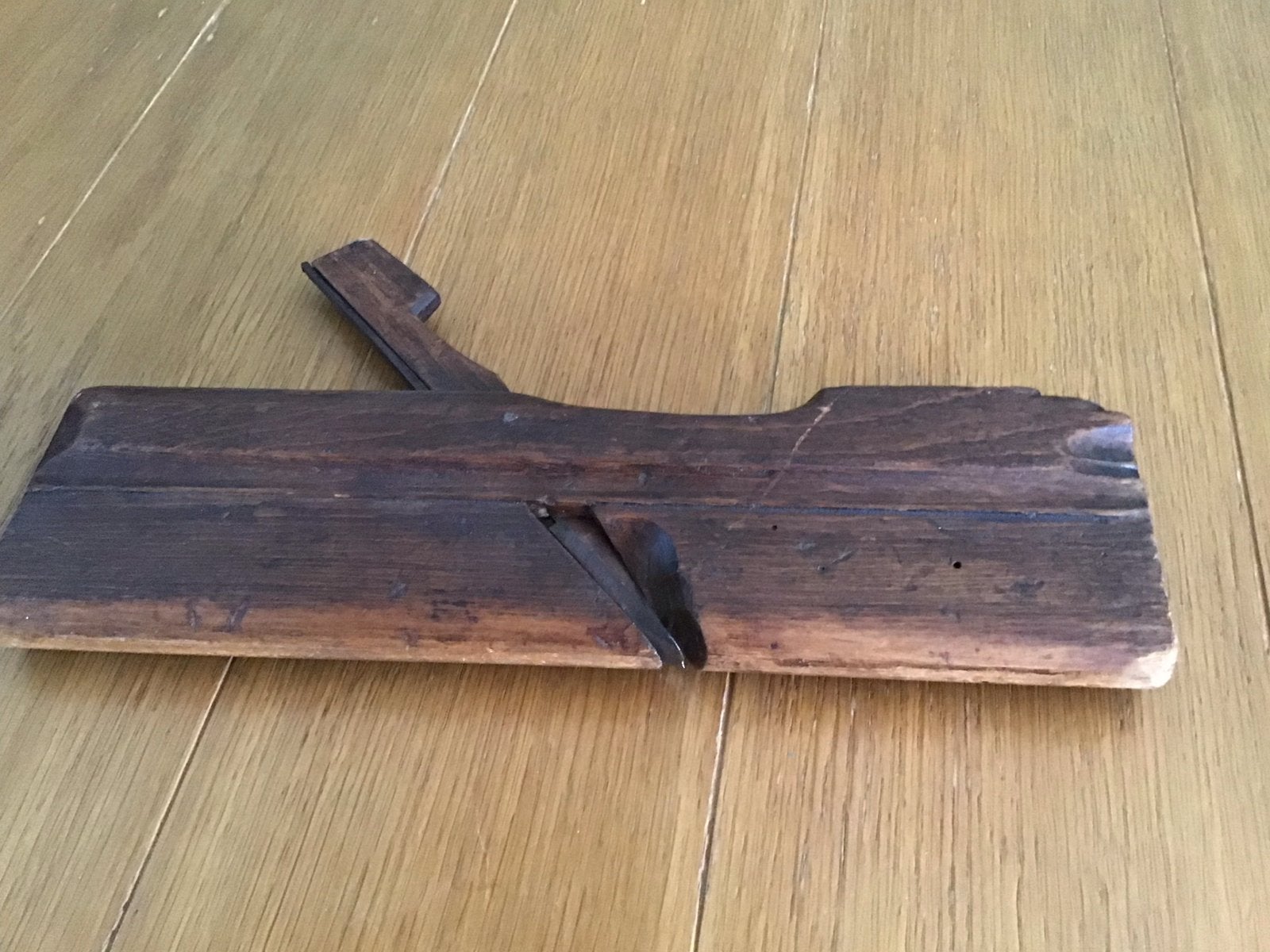 Antieke houtschaaf - Vintage timmermansgereedschap, Antiek en Kunst, Ophalen