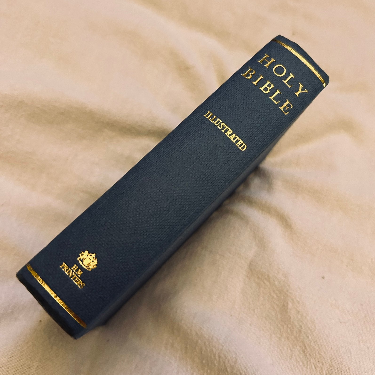 The Holy Bible old and new testament, met gekleurde platen, Ophalen of Verzenden, Zo goed als nieuw