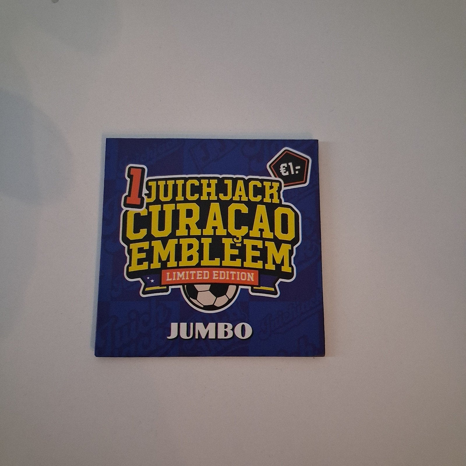 Jumbo Juichjack Curacao Embleem Limited Edition, Verzamelen, Ophalen