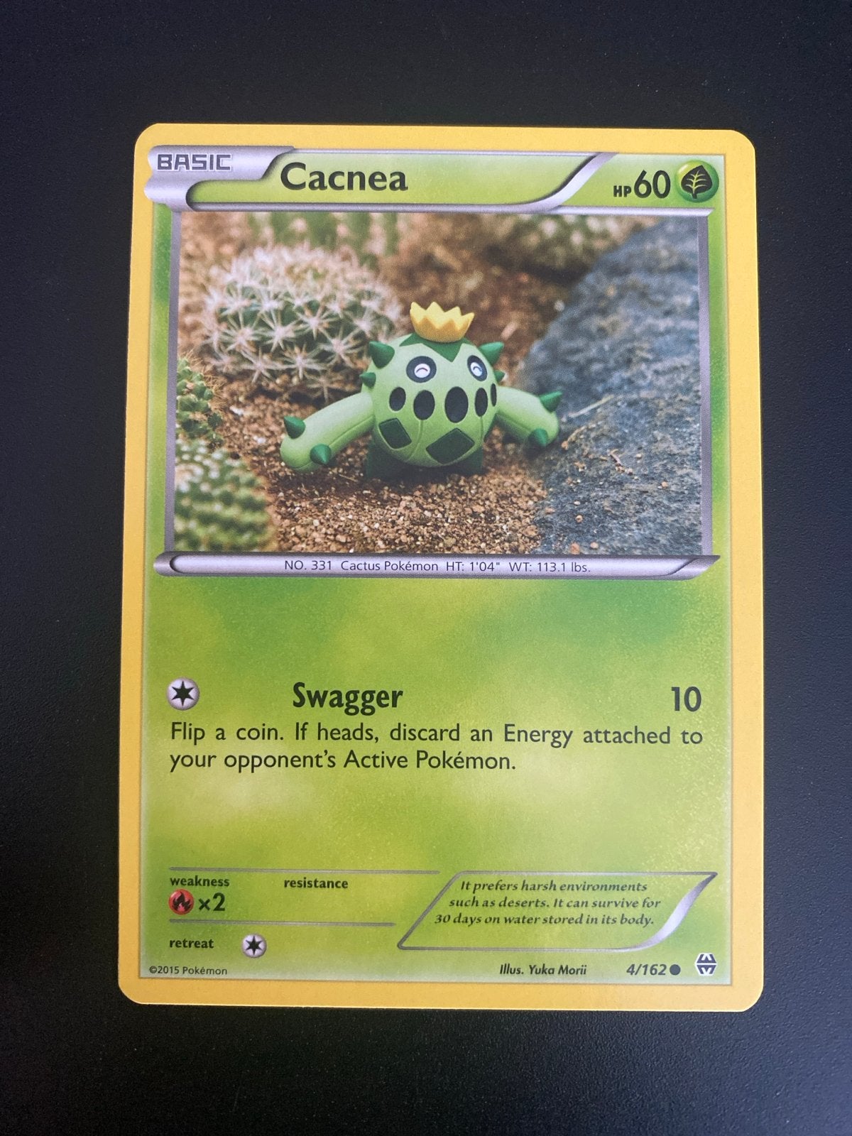 Cacnea 4/162 XY BreakThrough (2015) Packfresh Mint!, Ophalen of Verzenden, Zo goed als nieuw, Losse kaart