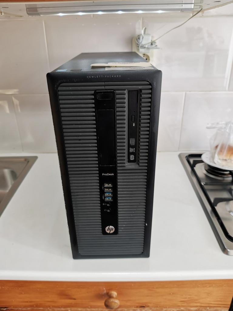 HP ProDesk 600 G1 TWR Desktop PC (zonder monitor), Computers en Software, Ophalen, Gebruikt, HP, HDD