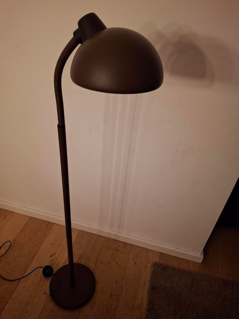 Retro vintage Herda Vloerlamp standlamp Jaren '70 Design, Huis en Inrichting, Lampen | Vloerlampen, Gebruikt, 100 tot 150 cm, Hout