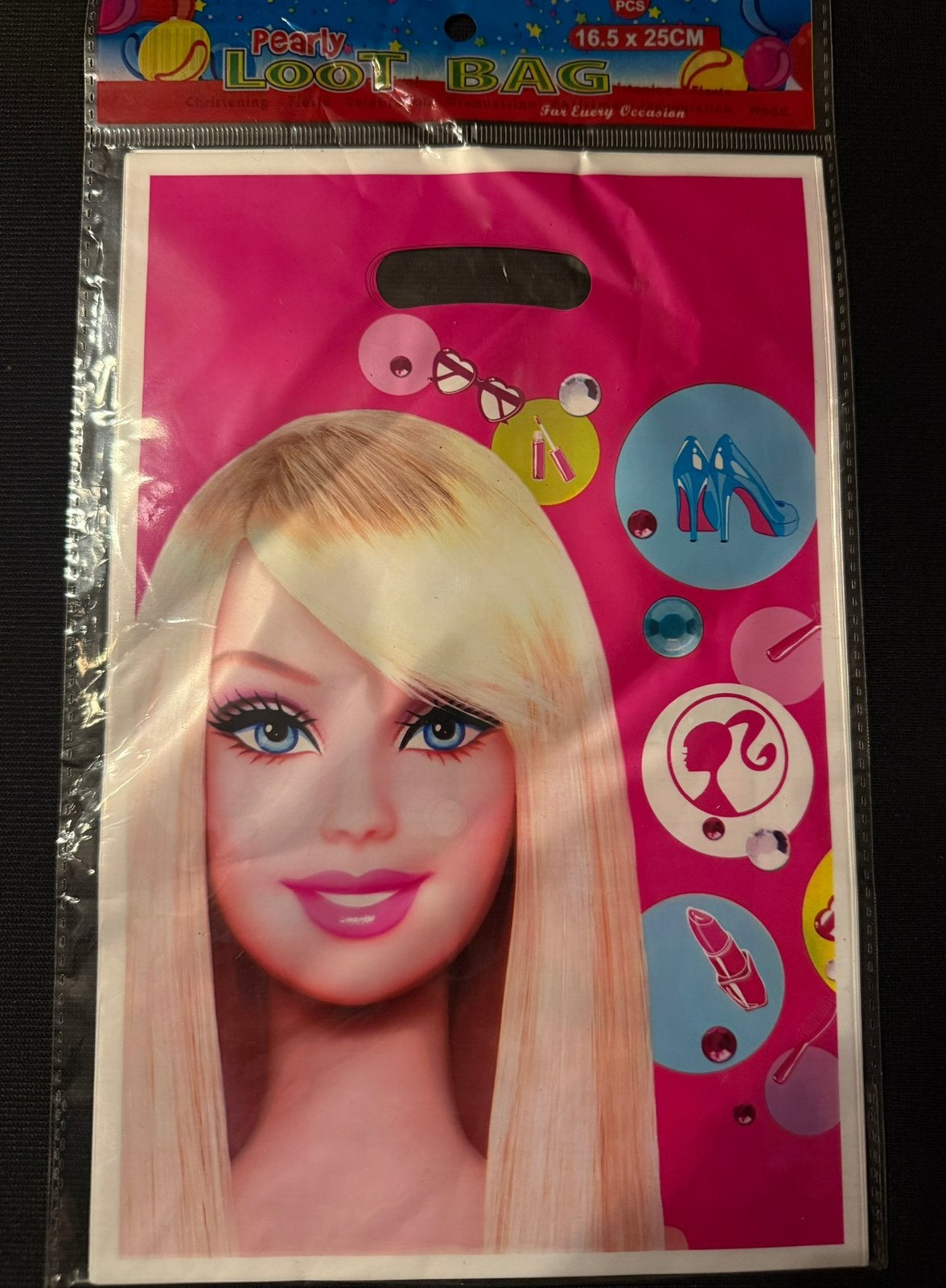 Barbie traktatie zakje / uitdeel tasje, Ophalen of Verzenden, Nieuw, Feestartikel, Verjaardag