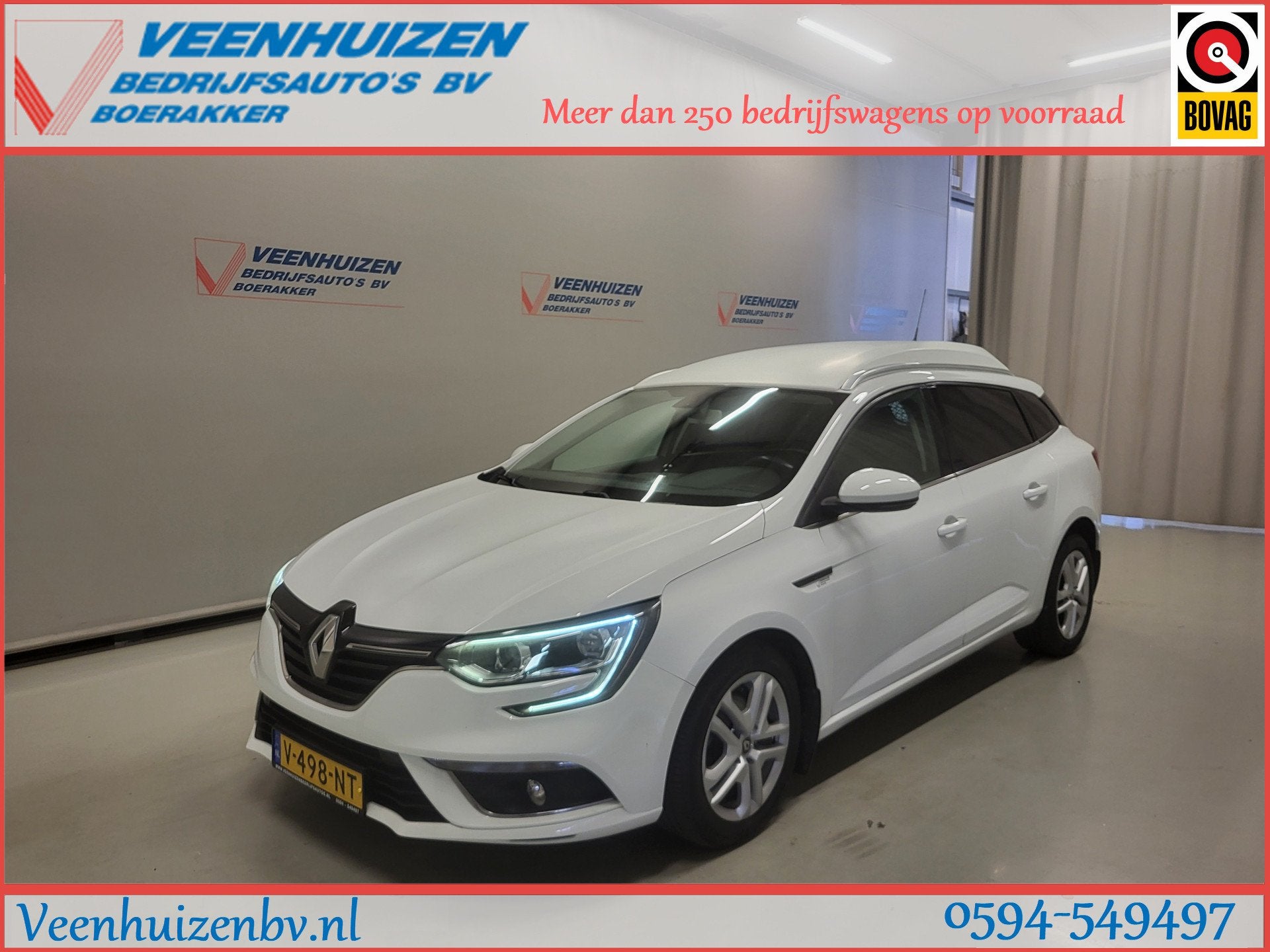 Renault Mégane 1.5dCi Grijs kenteken Trekhaak Euro 6!, Auto's, Voorwielaandrijving, Gebruikt, 4 cilinders, Renault