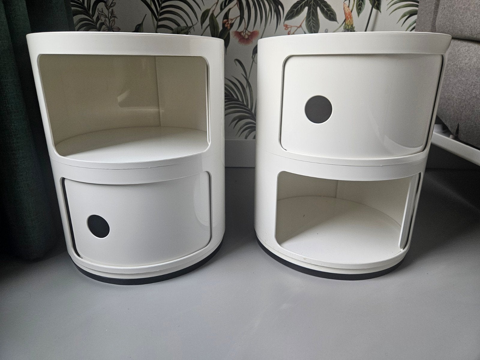 Kartell Componibili nachtkastje wit - 40 cm hoog, 32 cm Ø, Ophalen