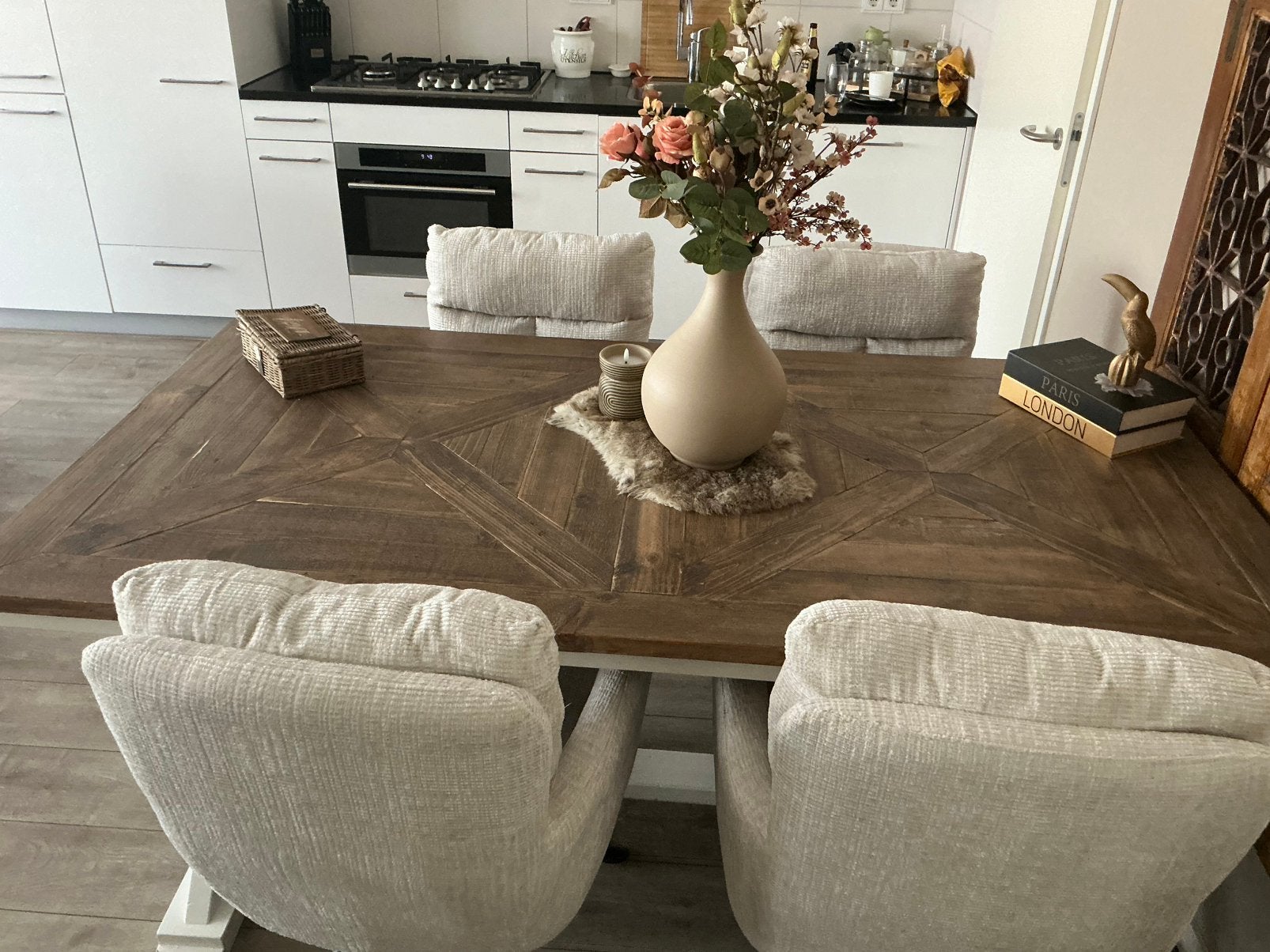 Eethoek kloostertafel, Huis en Inrichting, Ophalen, Gebruikt