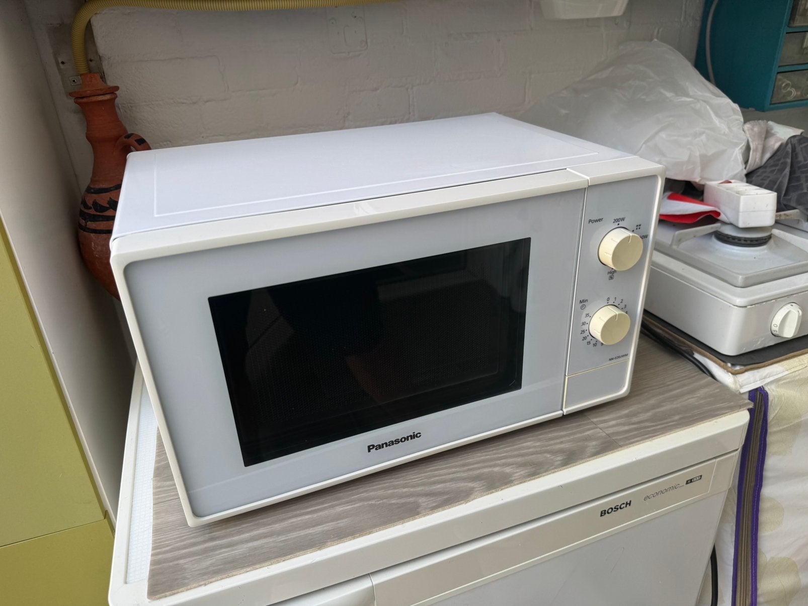 Kleine Magnetron | Panasonic | Werkt Goed | Schoon, Witgoed en Apparatuur, Ophalen, Gebruikt, Minder dan 45 cm, Magnetron