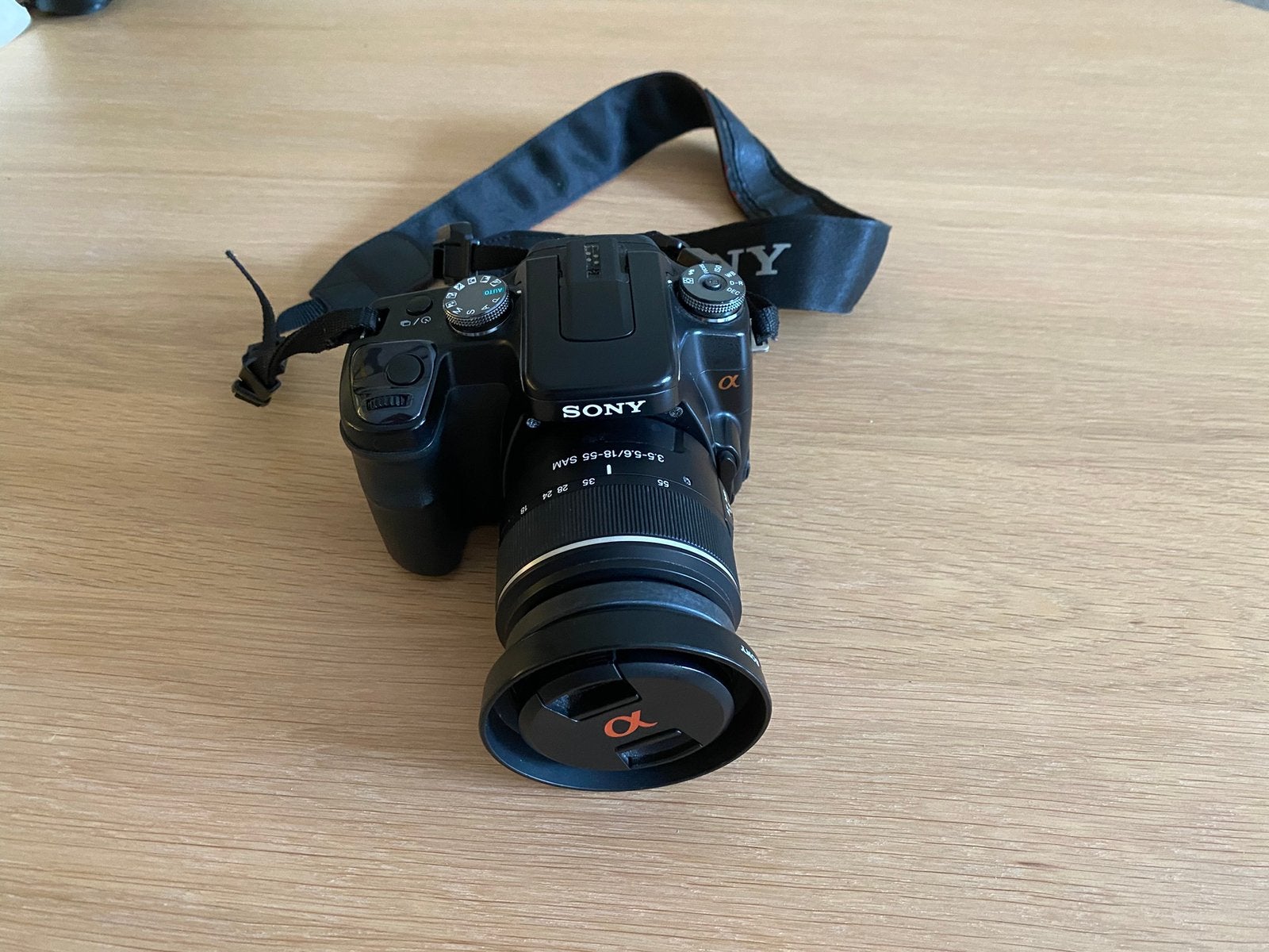 Spiegelreflexcamera Sony A100 met accessoires., Audio, Tv en Foto, Fotocamera's Digitaal, Ophalen, Gebruikt, Spiegelreflex, Beeldstabilisatie