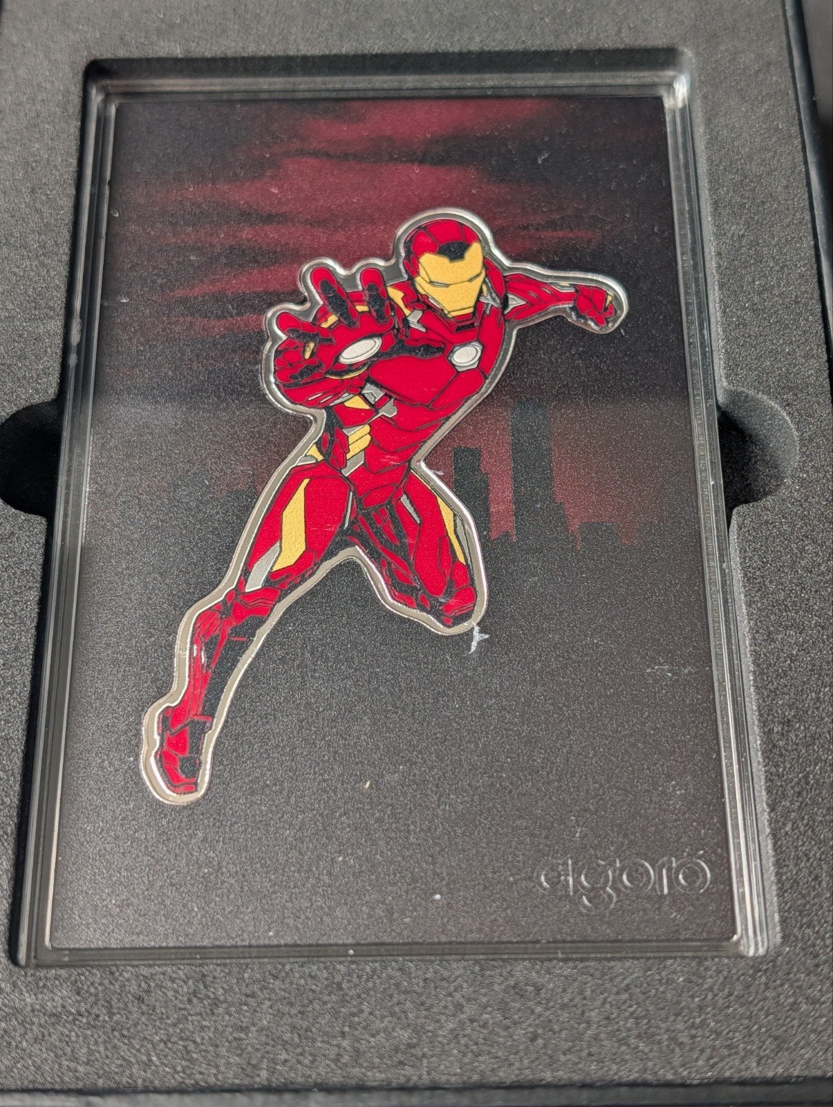 Zilveren Iron Man Marvel verzamelobject, Ophalen of Verzenden, Zilver