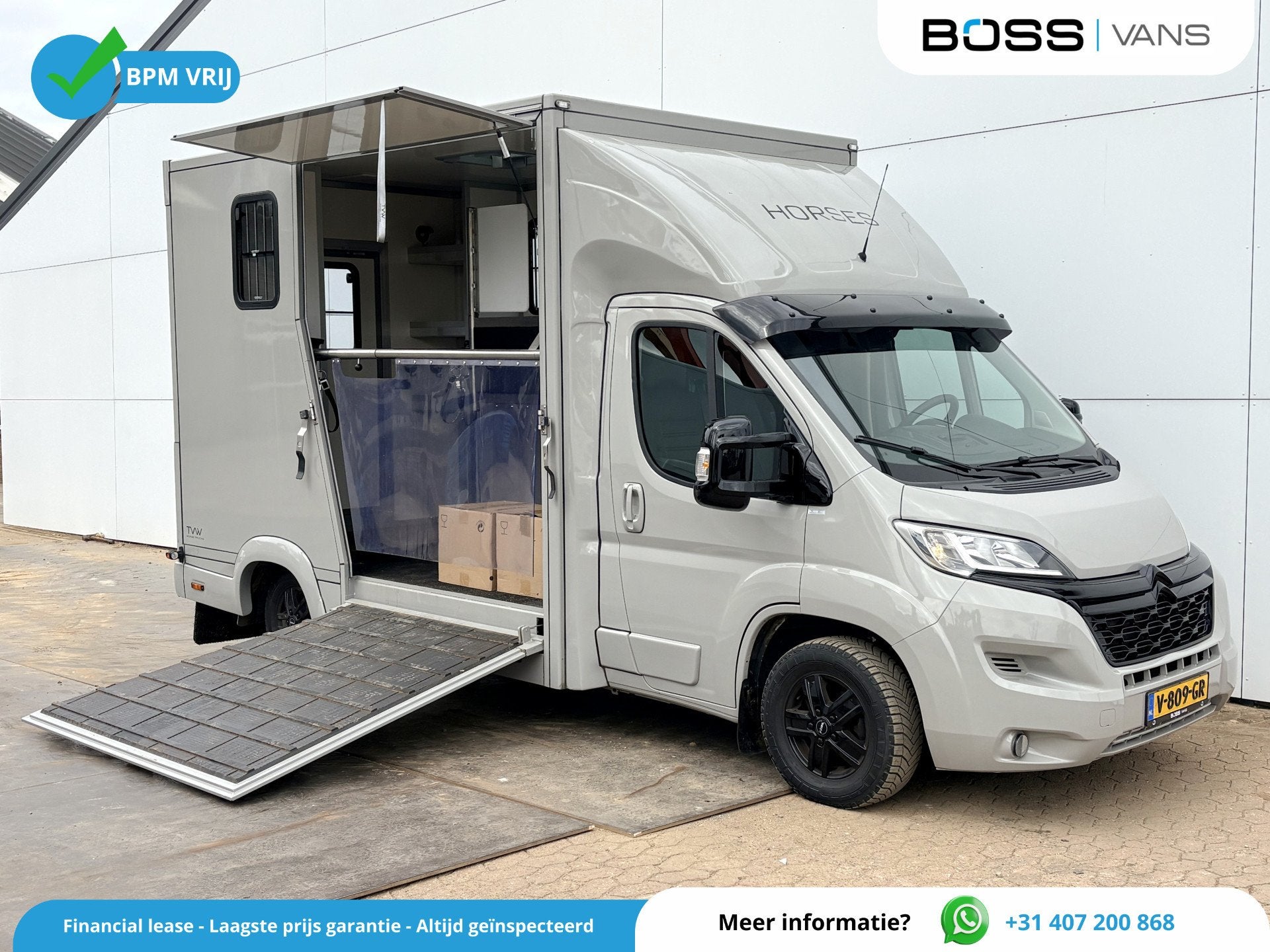 Citroën Jumper 2.2 130PK Paardenwagen Horsetrailer Pferdewa, Gebruikt, Overige typen, Info@bossvans.nl, Boss Vans