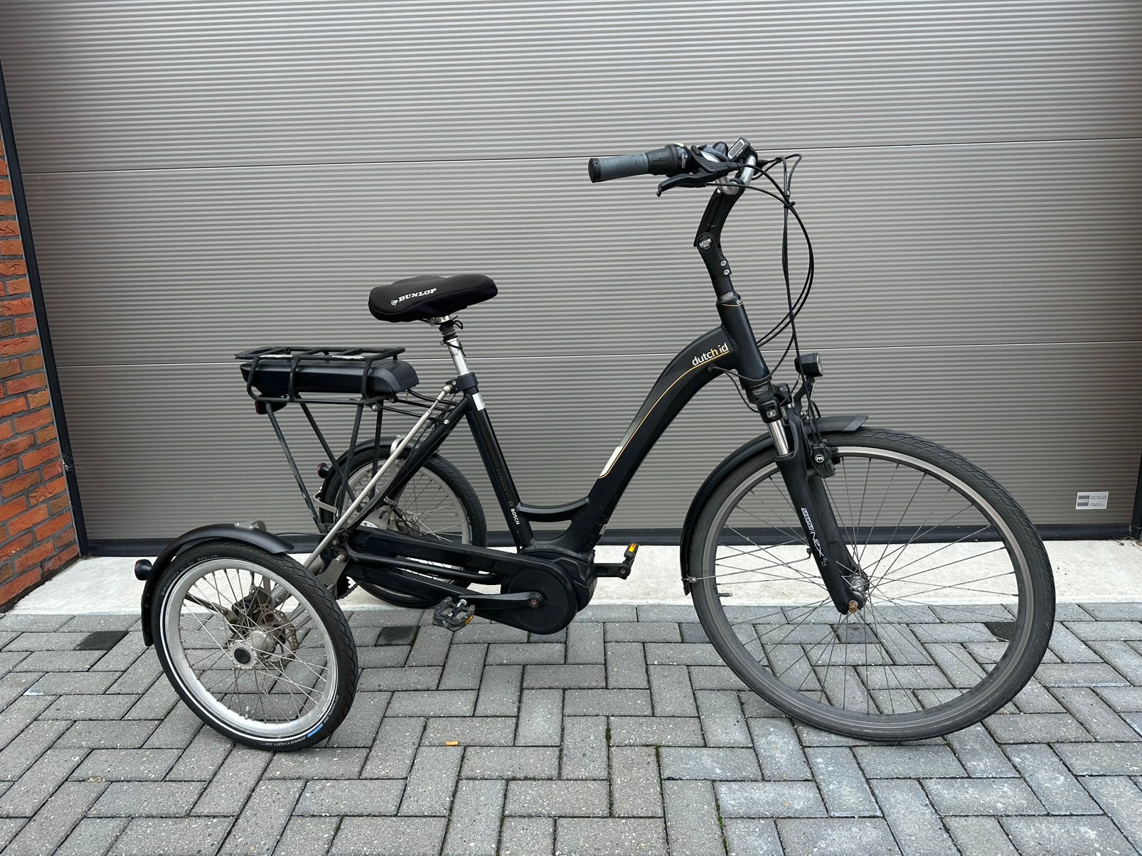 Dutch ID driewiel met Bosch middenmotor | 3 maanden garantie, Info@bikevolt.nl, Velgrem, Ophalen of Verzenden, Zo goed als nieuw