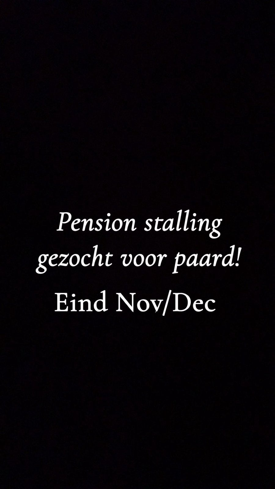 Pension stalling gezocht omgeving betuwe, Ophalen of Verzenden