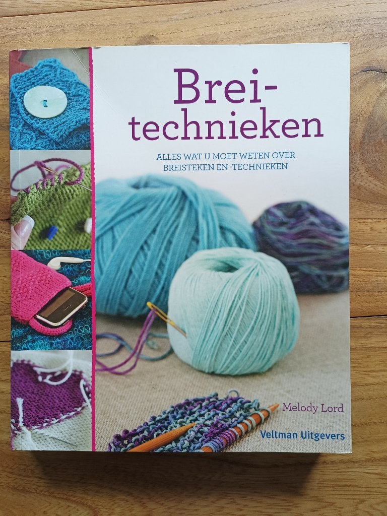 Breitechnieken alles over breisteken en -technieken, Ophalen of Verzenden, Zo goed als nieuw, Breien en Haken, Melody Lord