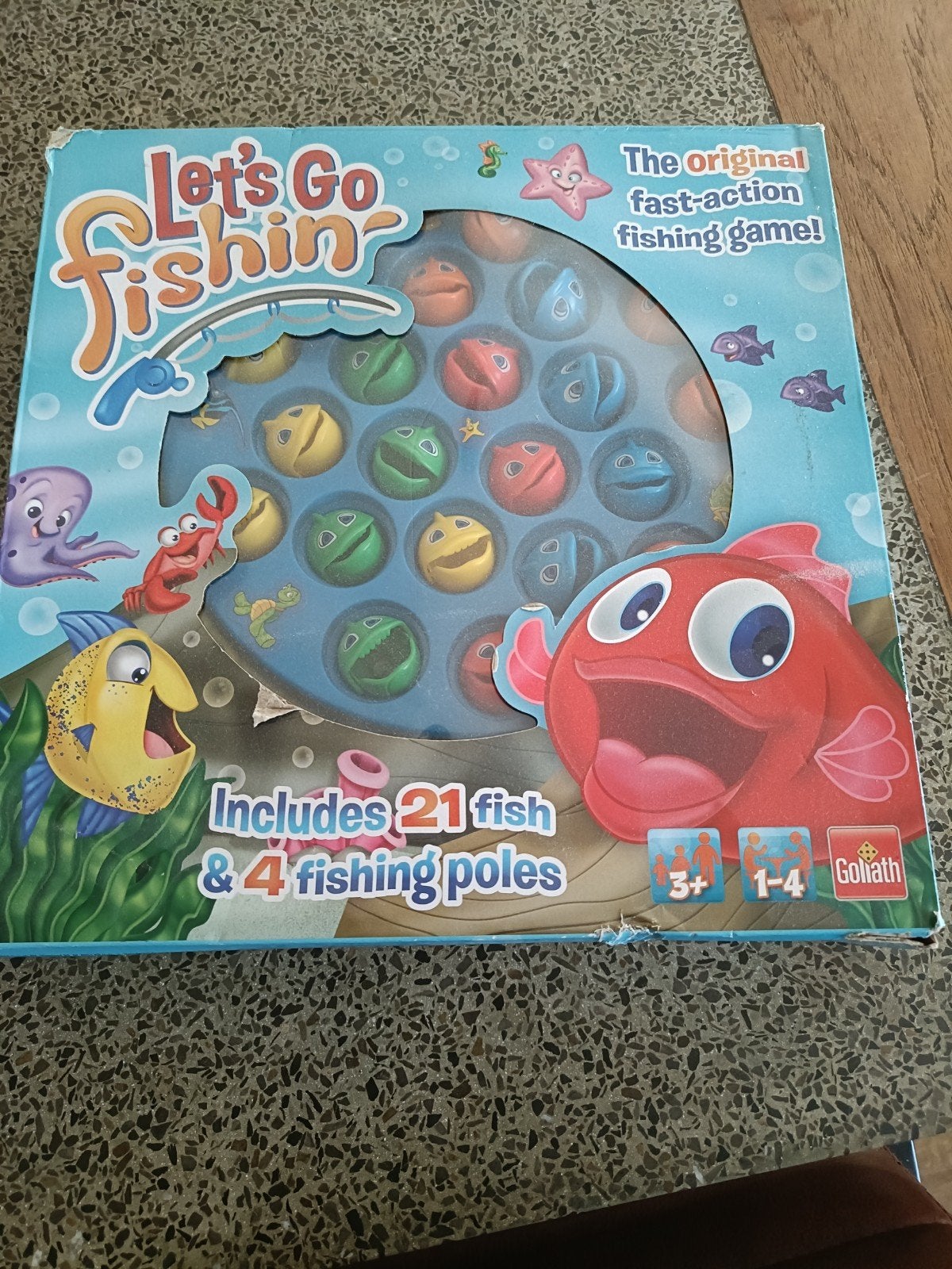 Let's Go Fishin' - Origineel snel actie visspel, Ophalen of Verzenden