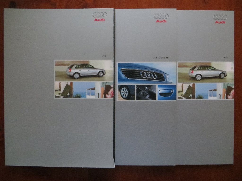 Audi A3 (juni 2000) + bijlage A3 Details (juni 2000), Ophalen of Verzenden, Nieuw, Audi