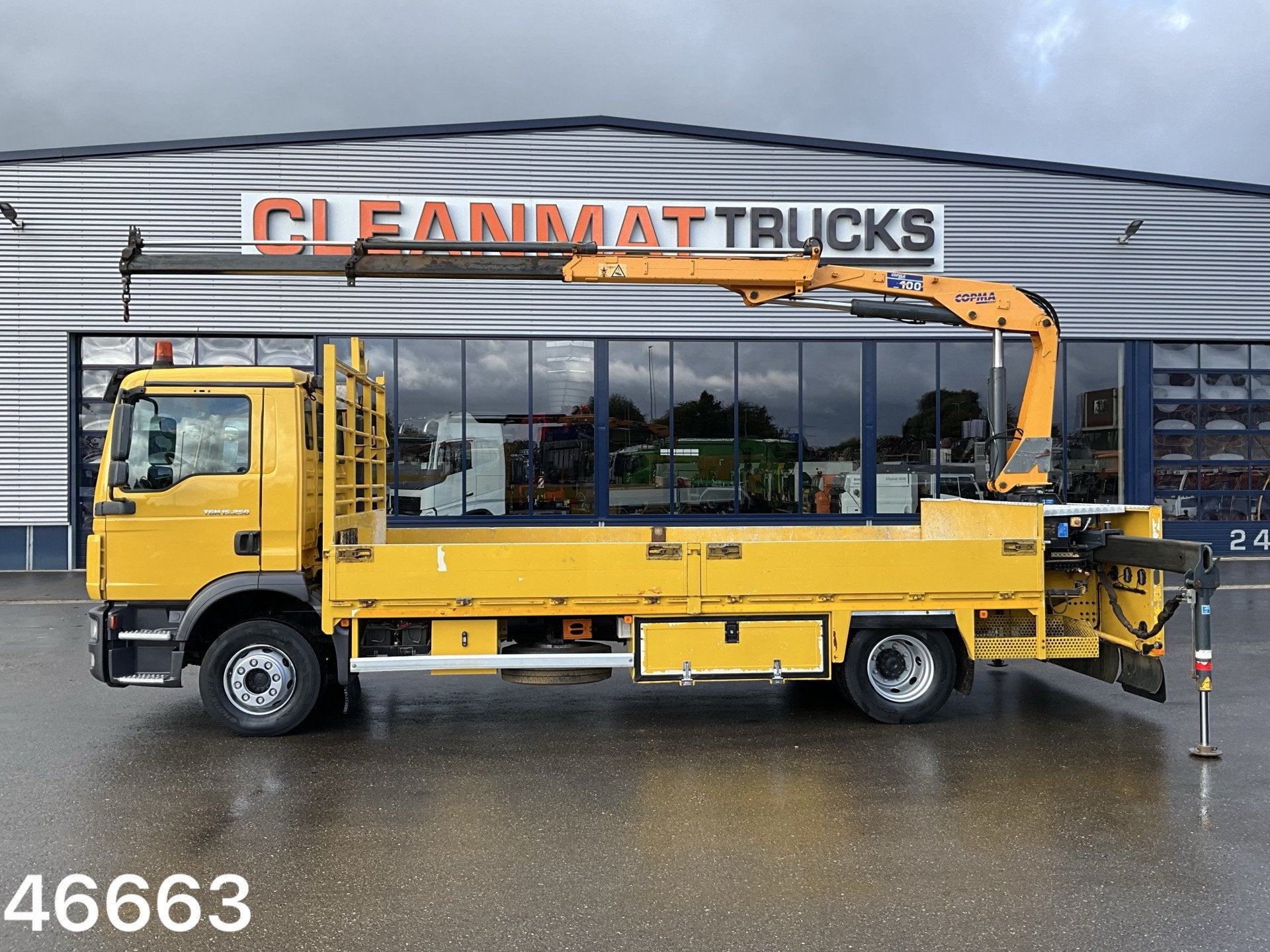 MAN TGM 15.250 Copma 11 Tonmeter laadkraan (bj 2011), Euro 5, Achterwielaandrijving, MAN, Diesel