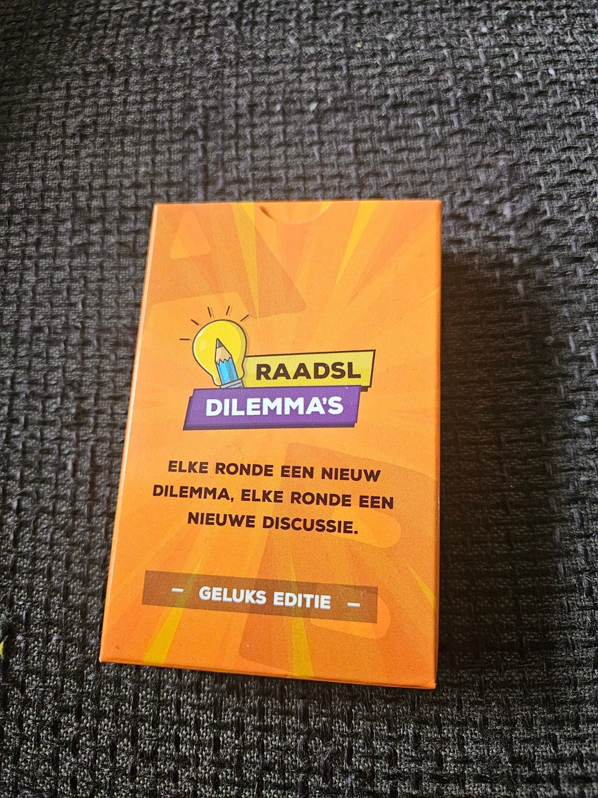 RAADSL Dilemma's - Geluks Editie, Drie of vier spelers, Ophalen of Verzenden, Nieuw, RAADSL