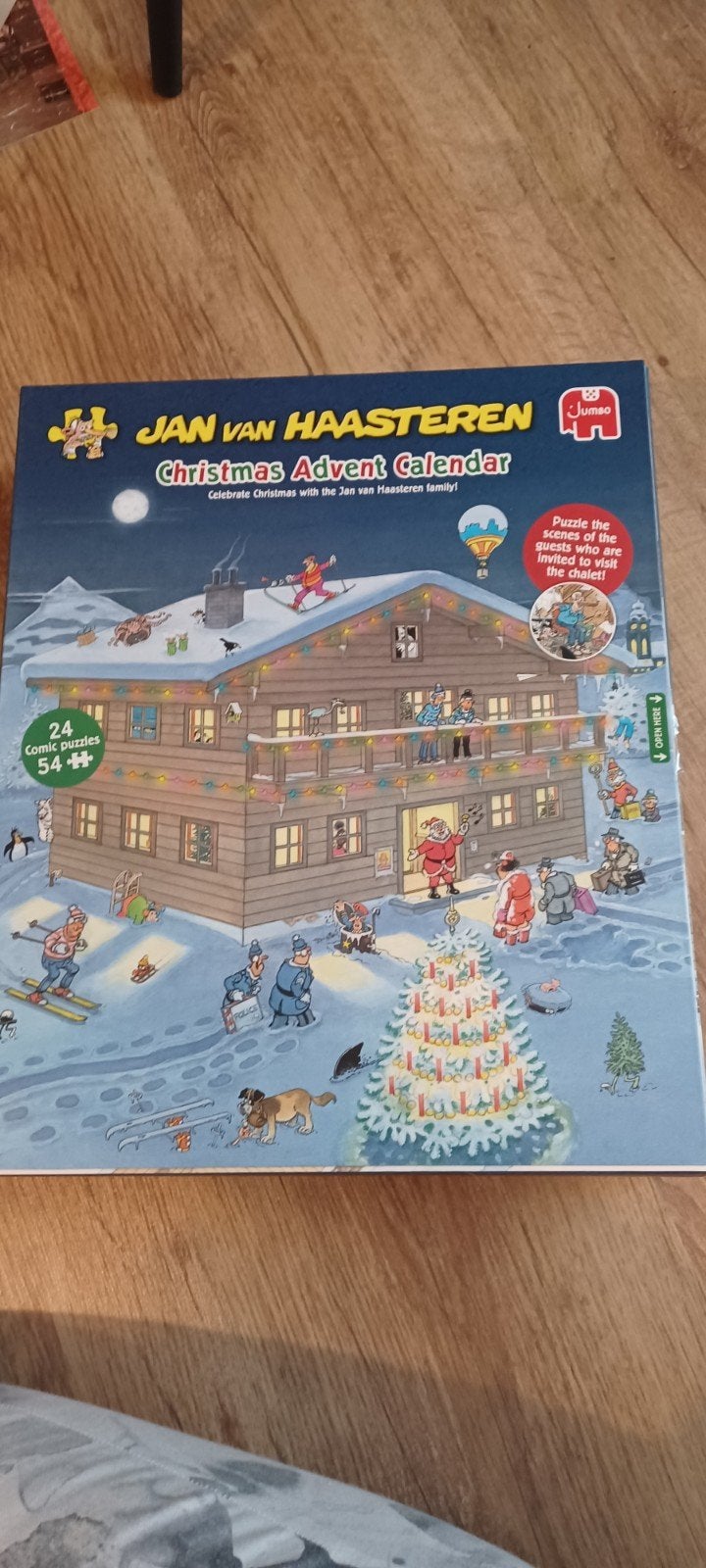 Jan van Haasteren Christmas Advent Kalender Puzzel, Ophalen of Verzenden, Minder dan 500 stukjes, Zo goed als nieuw, Legpuzzel