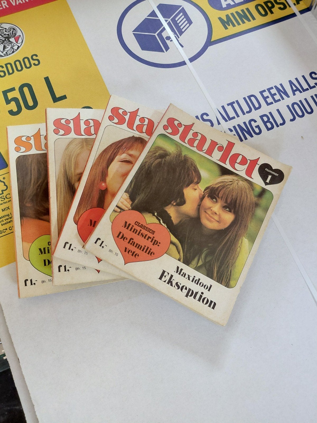 Starlet tijdschriften - Vintage collectie, Ophalen of Verzenden, Gelezen, Damesbladen