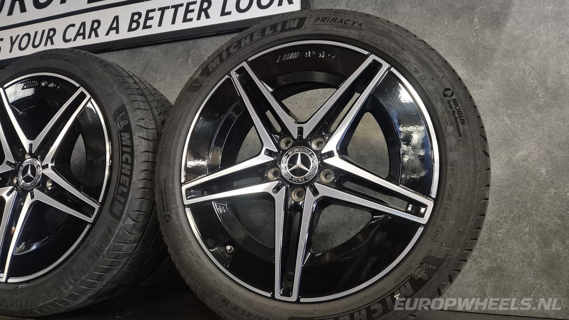 18 inch Mercedes C klasse C300e C300de C400e W206 velgen, 18 inch, Gebruikt, -, -