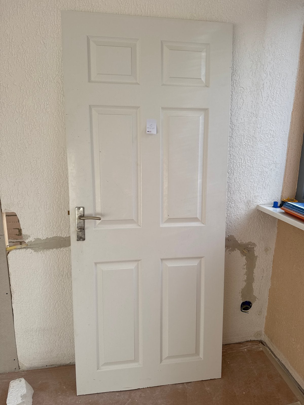 Stompe binnendeur met slot, Ophalen, Gebruikt, 80 tot 100 cm, Binnendeur