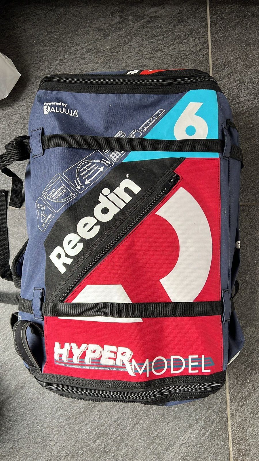 Reedin hypermodel 6m zgan, Watersport en Boten, Geen board, Ophalen of Verzenden, Zo goed als nieuw