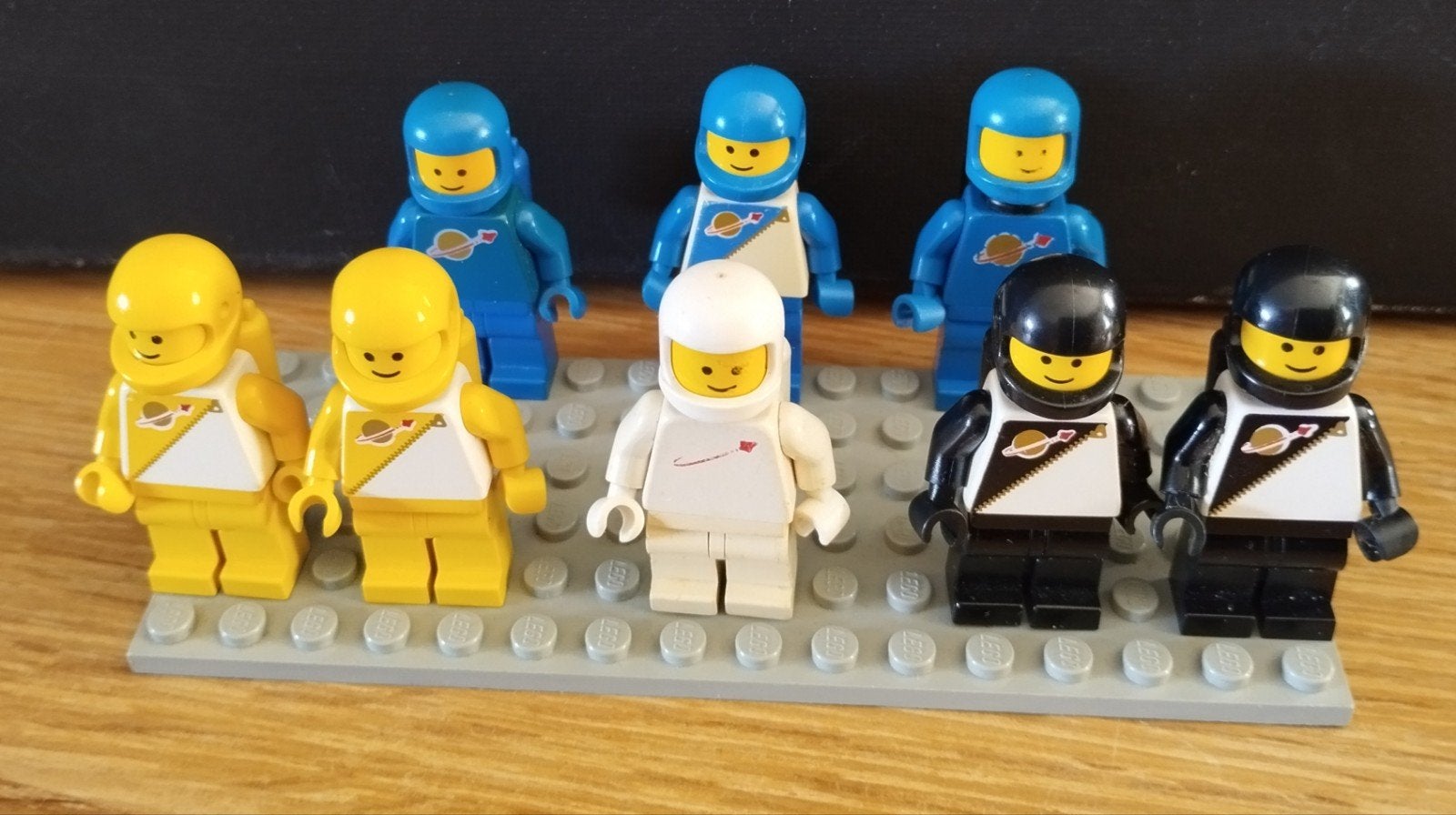 8 vintage Lego Space Minifiguren, Ophalen of Verzenden, Gebruikt