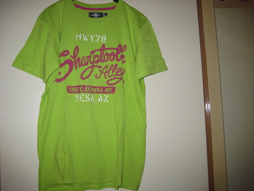 Groen jongenshirt, 170, L.O.G.G., Kinderen en Baby's, Ophalen of Verzenden, Zo goed als nieuw, Jongen, Shirt of Longsleeve