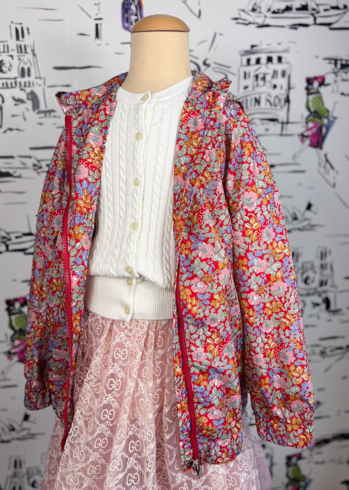 Gucci liberty meisjes zomerjas windjack maat 8 NIEUW, Kinderen en Baby's, Kinderkleding | Maat 128, Customercare@gucci.com, Gucci
