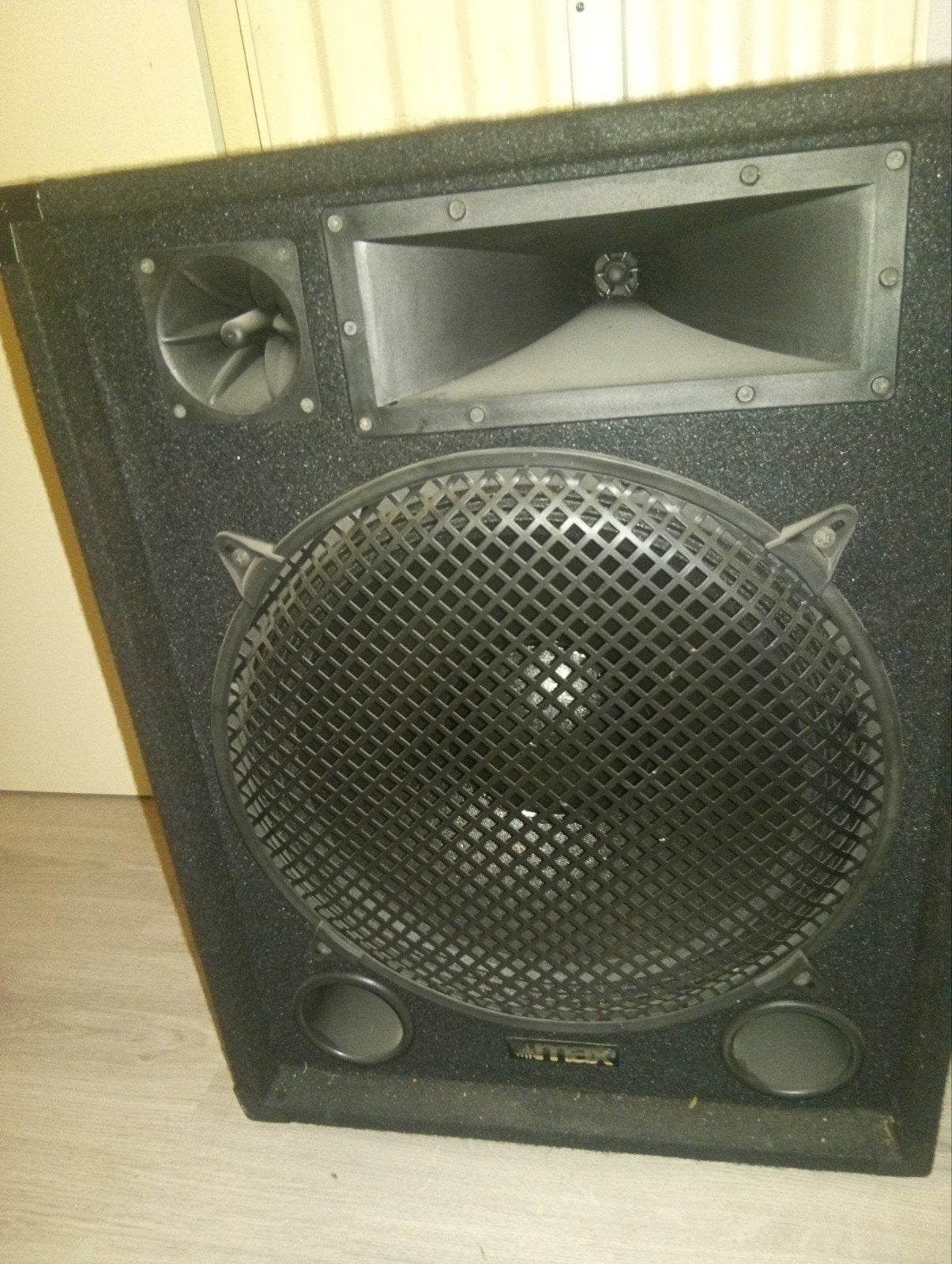 Max disco speaker Max15 1000watt 15inch, Party speaker, Zo goed als nieuw, Ophalen, 150 watt of meer