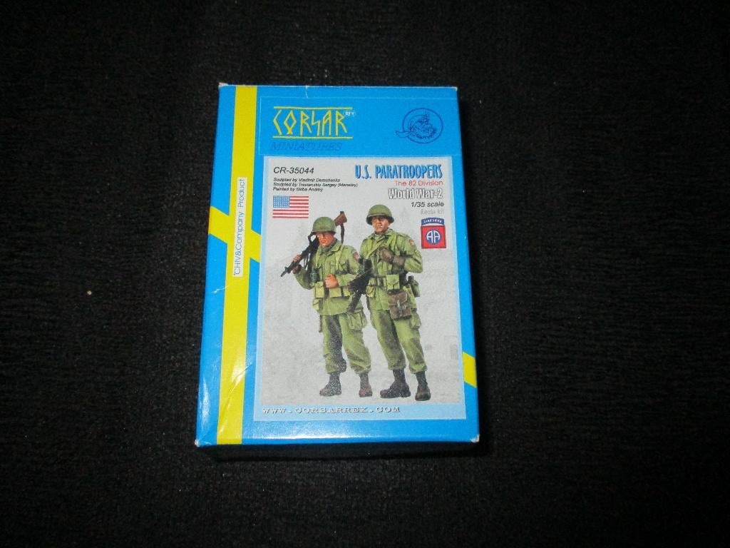H-369,CORSAR MINIATURES 1-35,NO,CR35044,U.S. Paratroopers 82, Ophalen of Verzenden, Nieuw, 1:35 tot 1:50