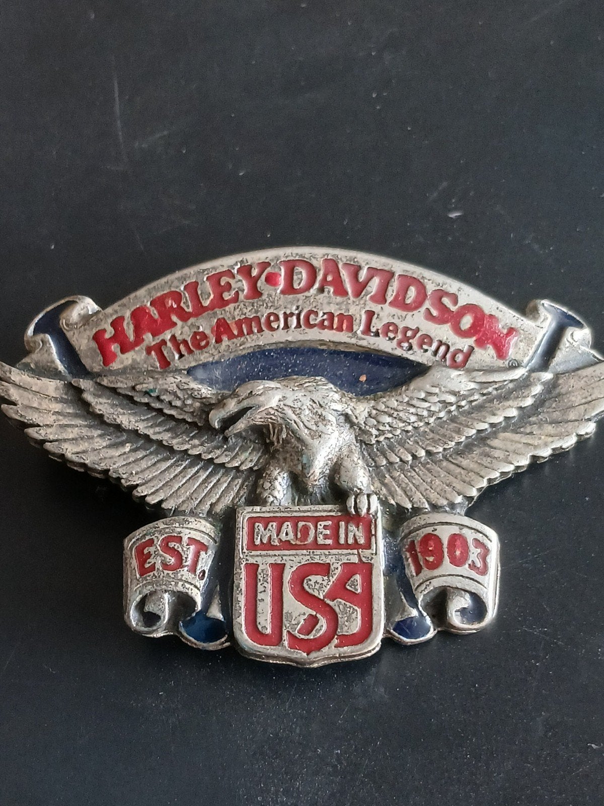 harley davidson  riemgesp 1991 usa, Kleding | Heren, Ophalen of Verzenden, Zwart, Minder dan 95 cm