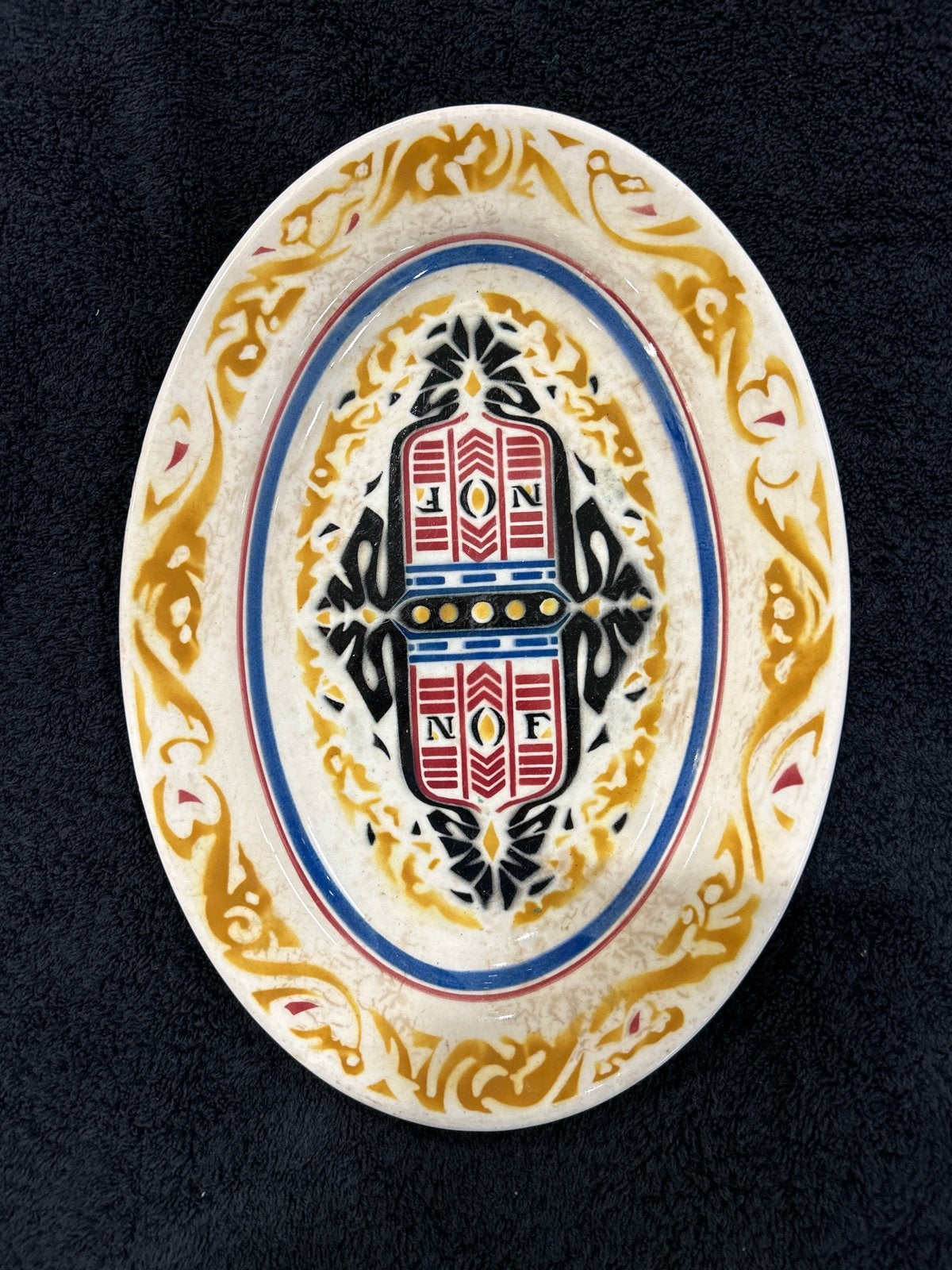 Vintage Calvé Delft schaal - Onbeschadigd, 30 cm, Ophalen of Verzenden