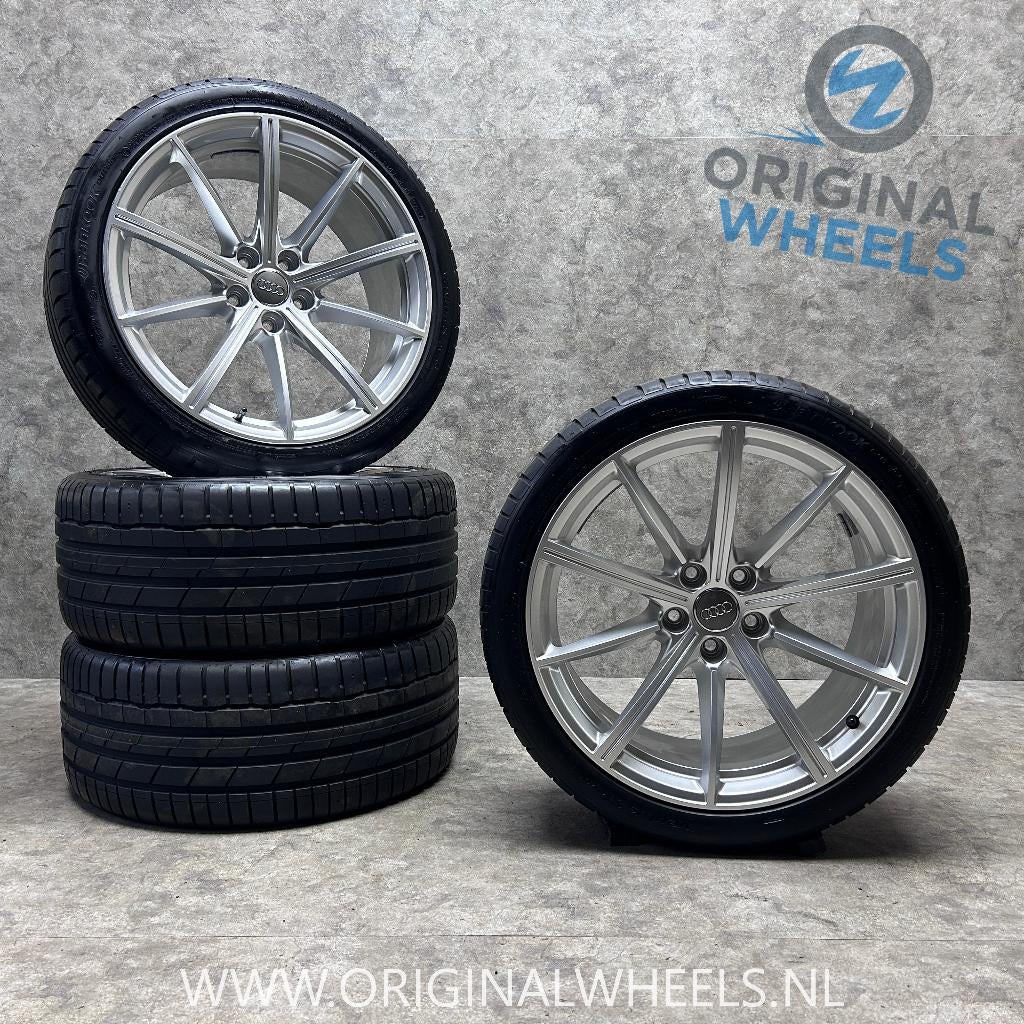19 inch originele velgen + zomerbanden Audi S5 A5, 19 inch, Audi, Gebruikt, 255 mm