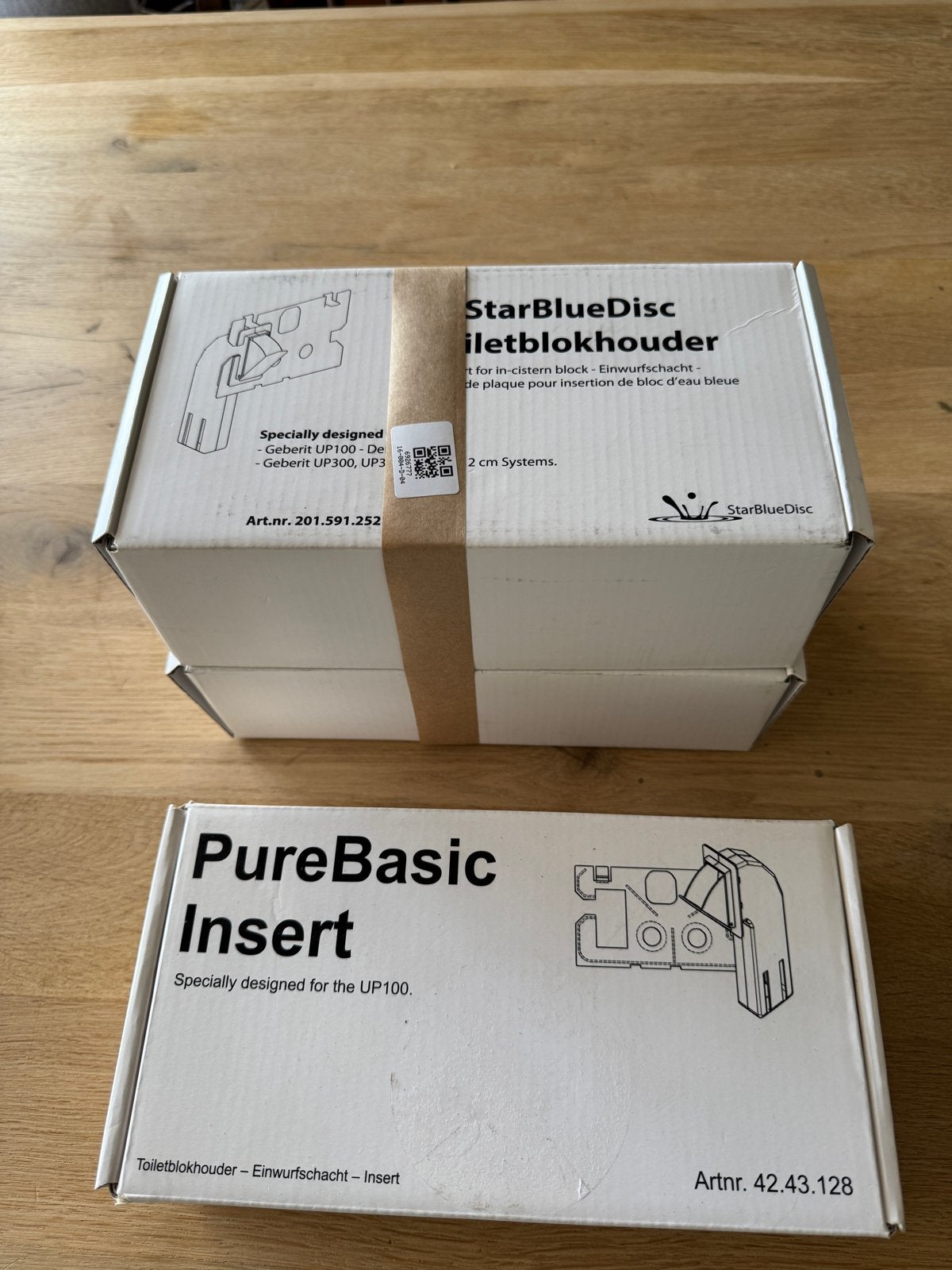 3x Toiletblokhouders voor Geberit UP100, UP300 en UP320, Ophalen of Verzenden, Nieuw, Toilet