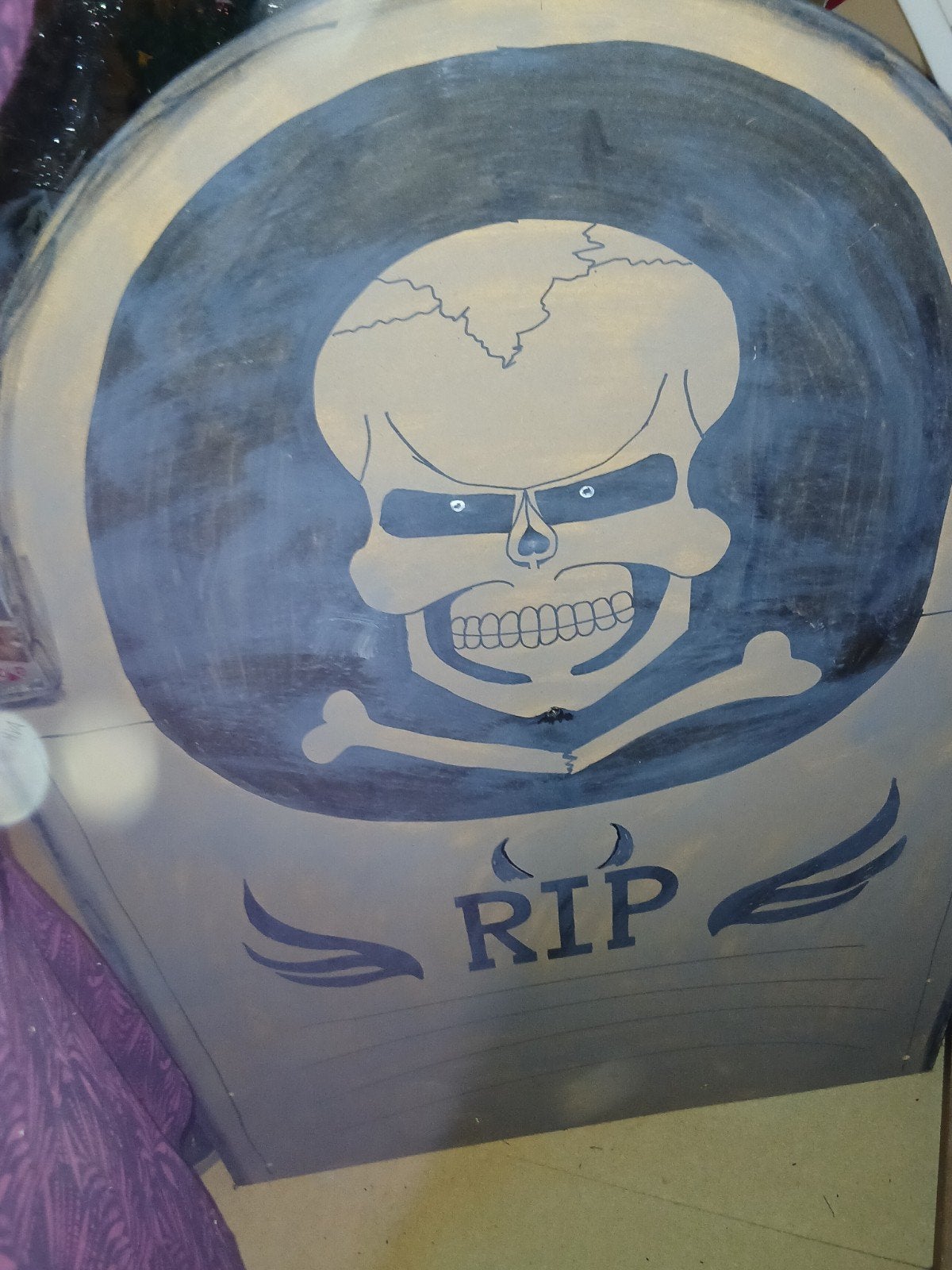 Compleet Halloween Decoratie en Kostuum Set, Ophalen, Gebruikt, Feestartikel, Halloween of Griezel