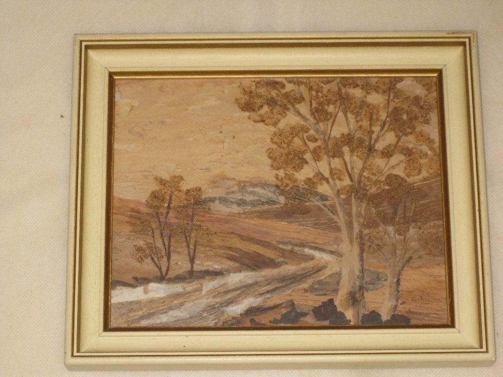 kunst uit australie, Antiek en Kunst, Schilderij, Ophalen of Verzenden, Handgemaakt, Overige herkomsten