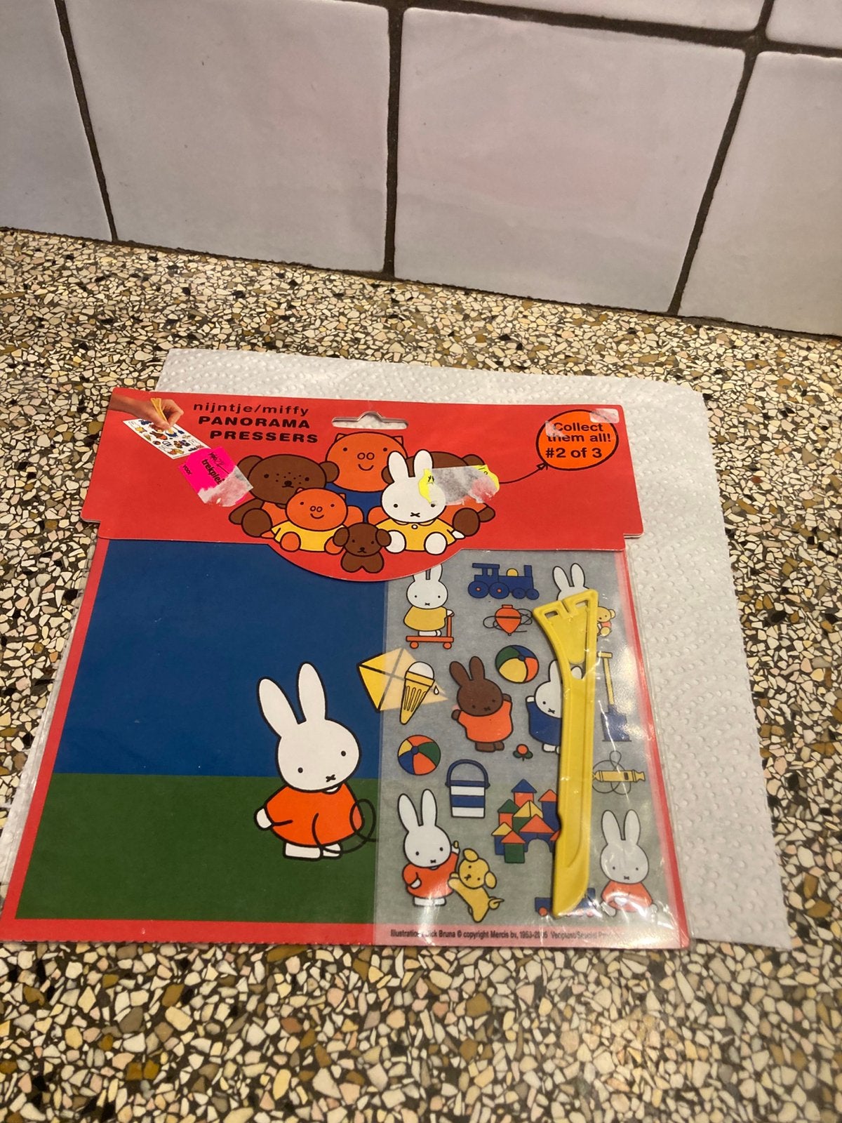 Krasplaatjes Nijntje, Ophalen of Verzenden, Zo goed als nieuw, Plaatje