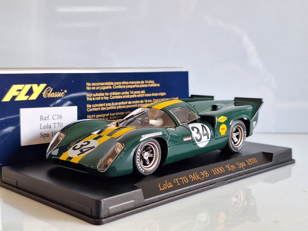 Fly Lola T70 MK3B 1000 Km Spa Ref Nr C36, Overige merken, Racebaan, Fly, Nieuw