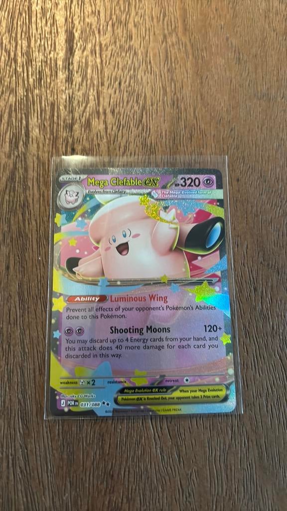 Mega Clefable Ex 031/088 POR, Ophalen of Verzenden, Zo goed als nieuw