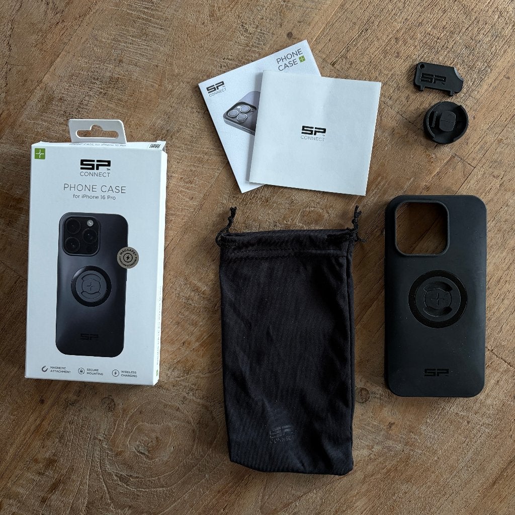SP Connect hoesje voor iPhone 16 Pro, Kunststof, IPhone 16 Pro, Zwart, Verzenden