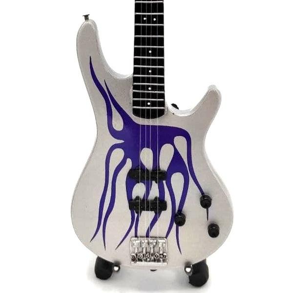 Metallica Robert Trujillo miniatuur gitaar van hout guitar, Info@deconoord.nl, Deco Noord, Nieuw, Ophalen of Verzenden