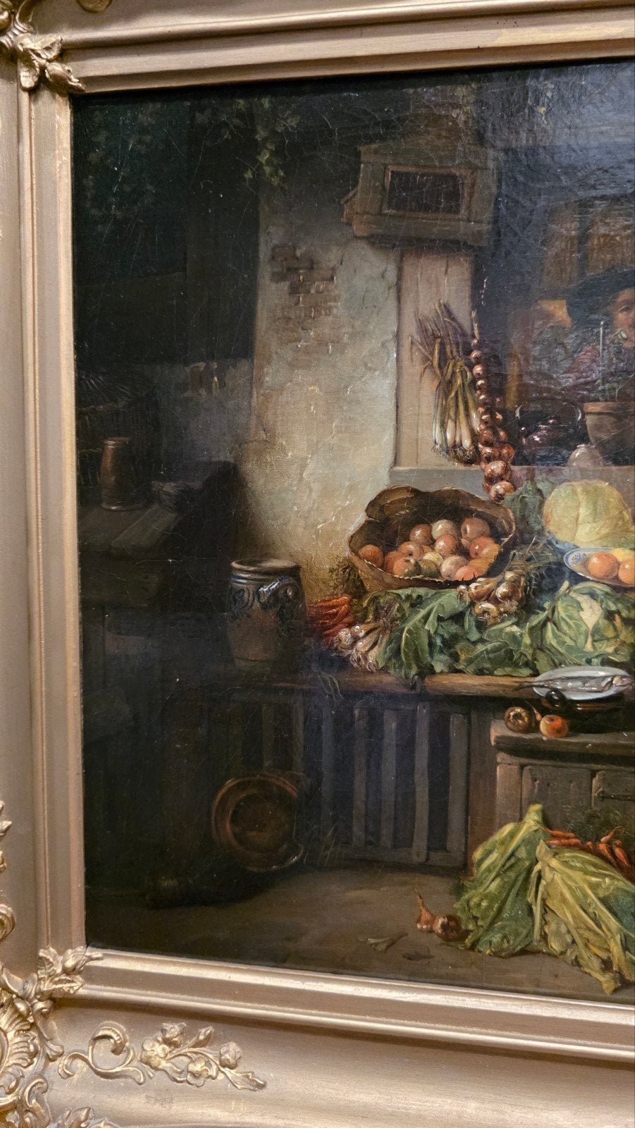 mooi vroeg antiek schilderij, Ophalen