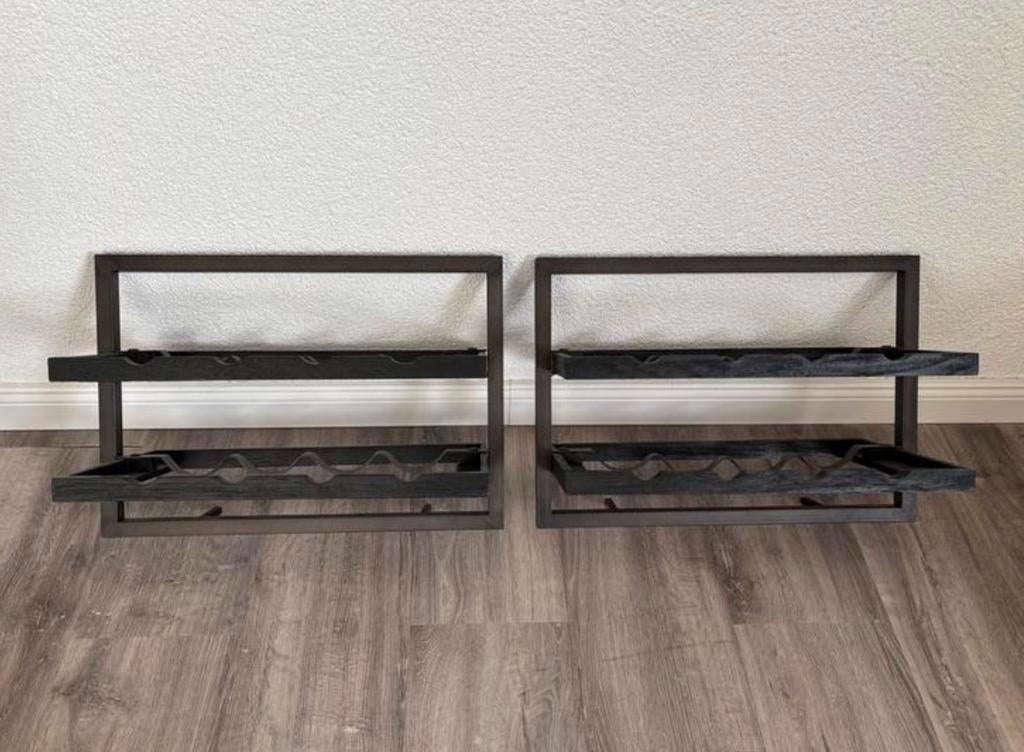 dBodhi wijnrekken + wandplank, Ophalen, Zo goed als nieuw