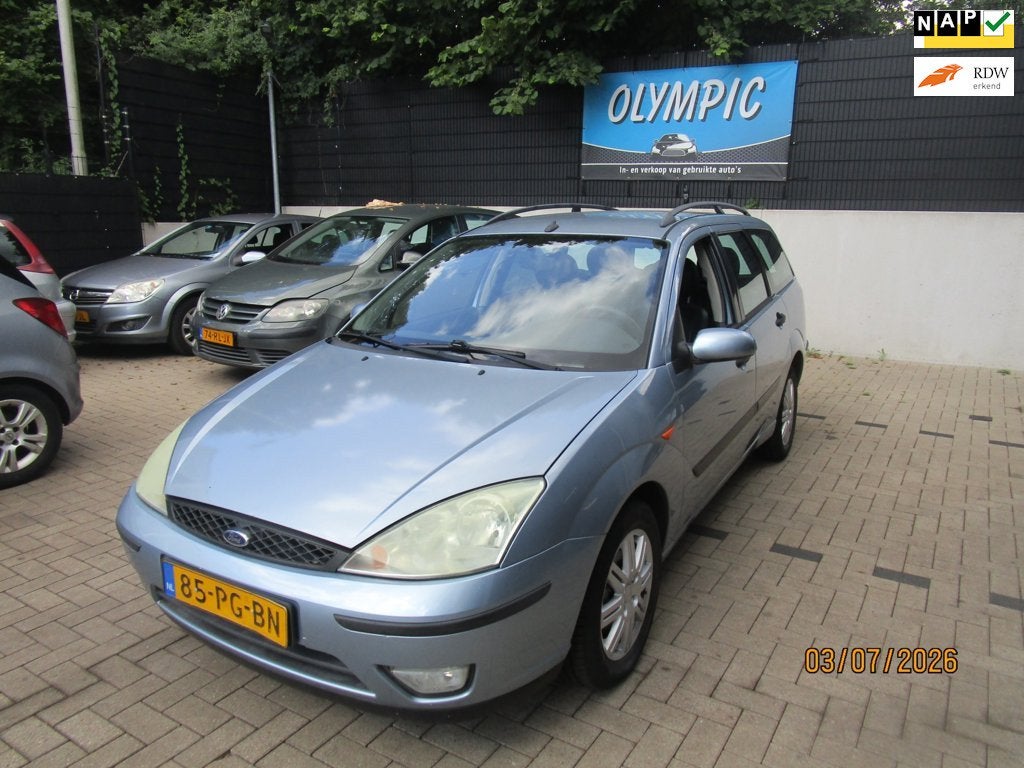 Ford Focus Wagon 1.6-16V Futura +Airco +Leer +Nieuwe Apk, Auto's, Ford, Particulier, Te koop, Focus, ABS, Airbags, Airconditioning