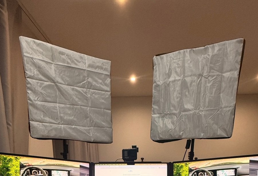 Softbox verlichting set (2x) - verstelbaar 3000-6500K, Ophalen of Verzenden, Zo goed als nieuw, Lamp of Flitsset