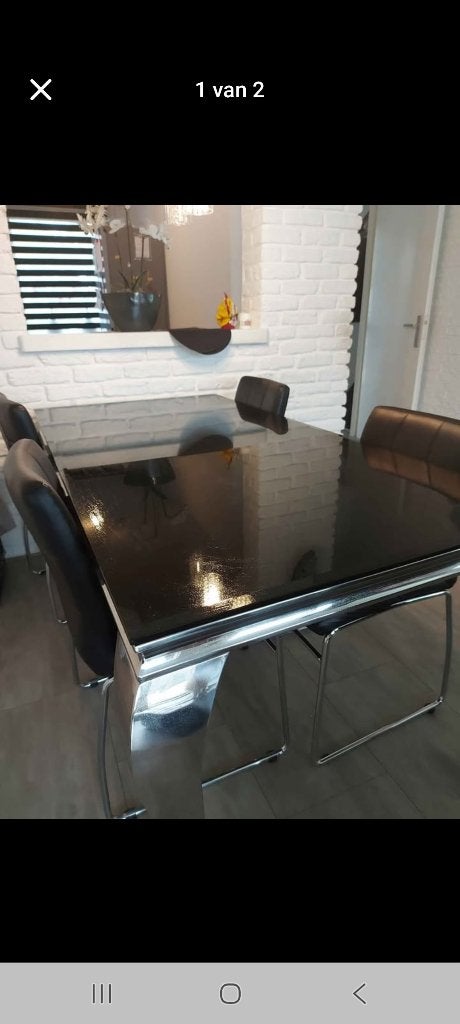 Eric kuster stijl Barok eettafel zonder stoelen, Ophalen, 50 tot 100 cm, 150 tot 200 cm, Rechthoekig