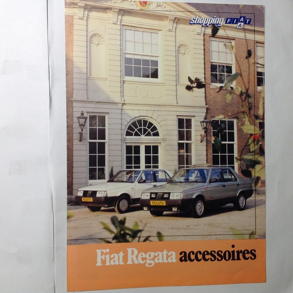 Fiat Regata accessoires vouwfolder NED 6 blz 1983, Ophalen of Verzenden, Nieuw, Overige merken