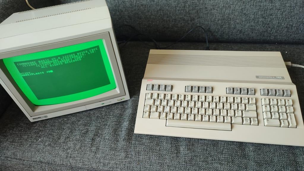 Commodore 128 met monitor, Ophalen of Verzenden